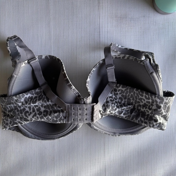 SOMA WOMENS 40D Gray Leopard Print Bra - Picture 4 of 9